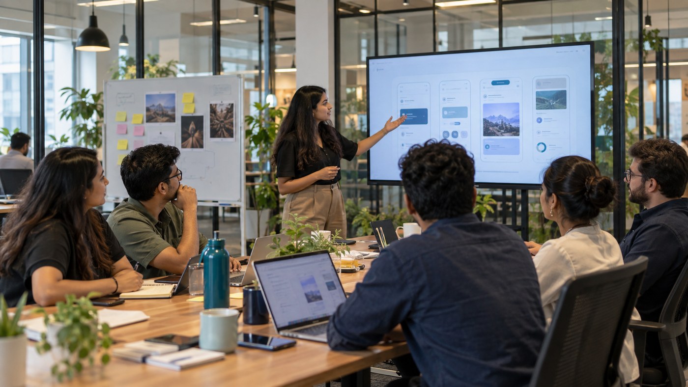 Digital growth and technical marketing specialists collaborating on unified client growth systems