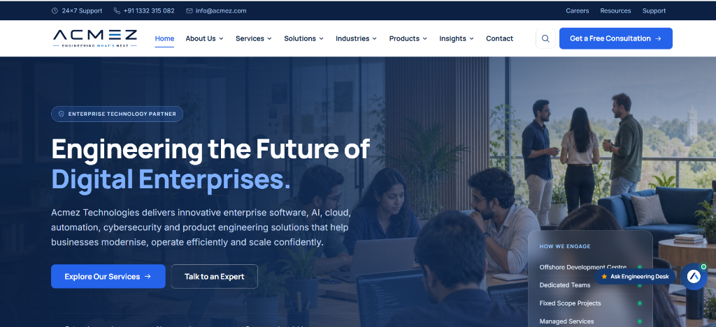 Acmez Technologies Enterprise Cloud and AI Platform