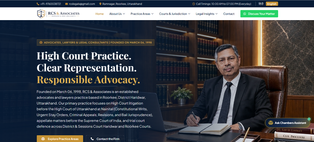RCS and Associates Advocates Lawyers and Legal Consultants